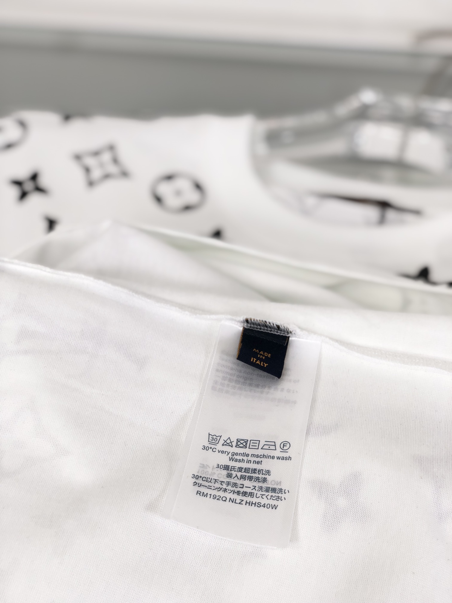 最高級ルイヴィトンスーパーコピー服 ルイヴィトンTシャツコピー グラディエントコットンTシャツ ホワイト 202405020 コットン 100% - 画像 (4)