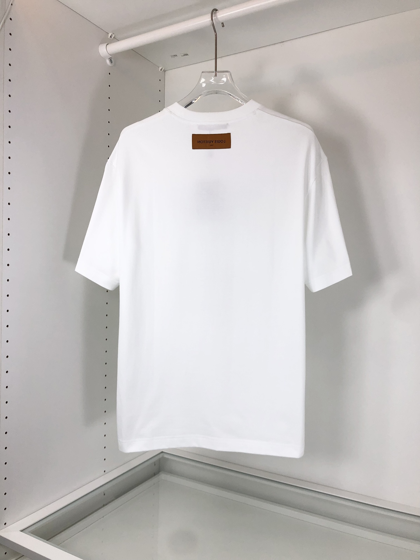 最高級ルイヴィトンスーパーコピー服 ルイヴィトンTシャツコピー ショートスリーブコットンTシャツ ホワイト 202405024 コットン 100% - 画像 (9)