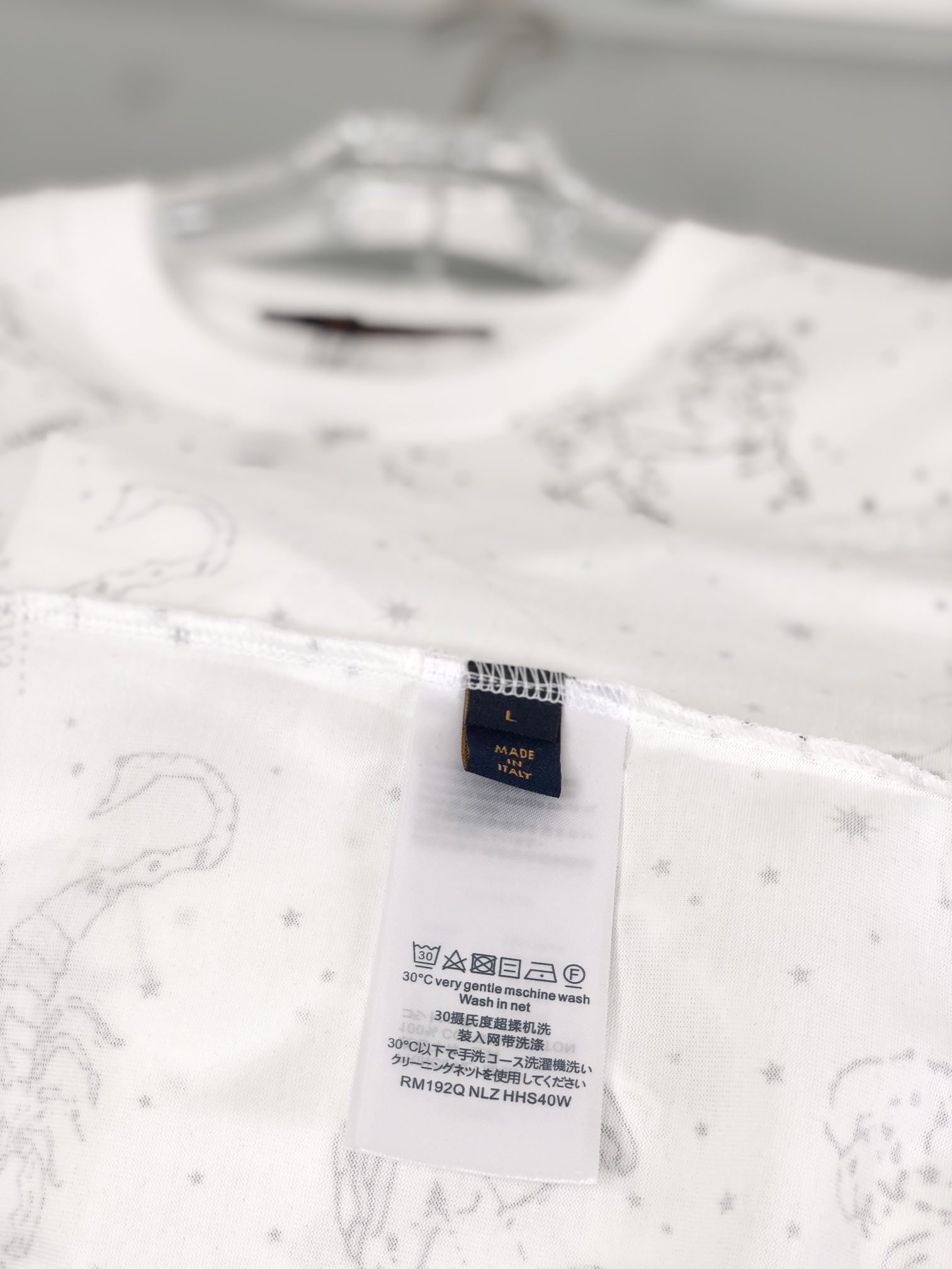 最高級ルイヴィトンスーパーコピー服 ルイヴィトンTシャツコピー モノグラムコットンピケTシャツ ホワイト 202405026 コットン 100% - 画像 (5)
