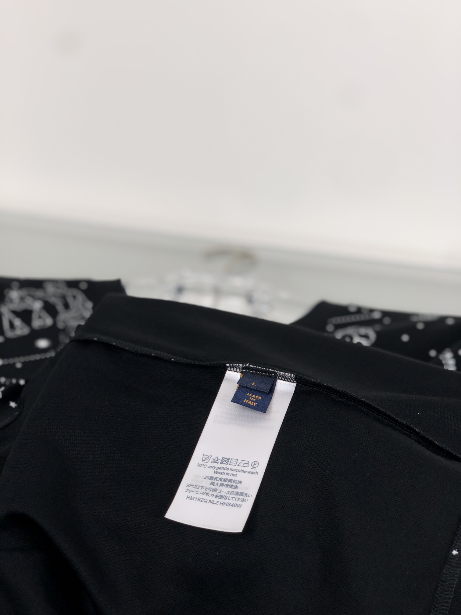 最高級ルイヴィトンスーパーコピー服 ルイヴィトンTシャツコピー モノグラムコットンピケTシャツ ブラック 202405027 コットン 100% - 画像 (4)