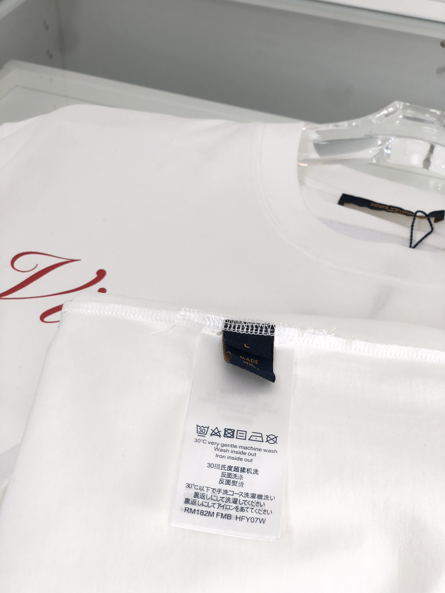 最高級ルイヴィトンスーパーコピー服 ルイヴィトンTシャツコピー Louis VuittonプリントTシャツ ホワイト 202405030 コットン 100% - 画像 (3)
