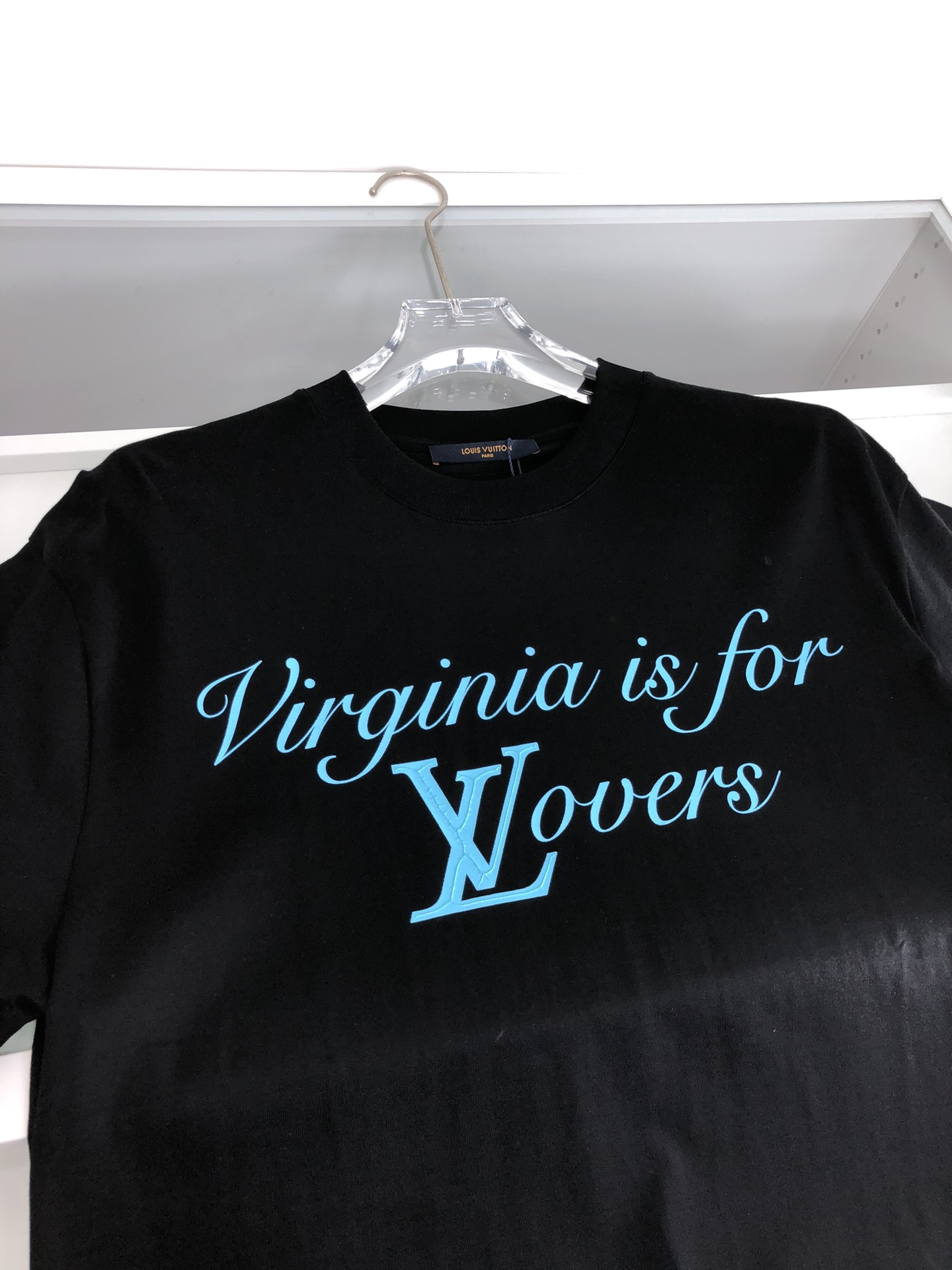 最高級ルイヴィトンスーパーコピー服 ルイヴィトンTシャツコピー Louis VuittonプリントTシャツ ブラック 202405031 コットン 100% - 画像 (7)