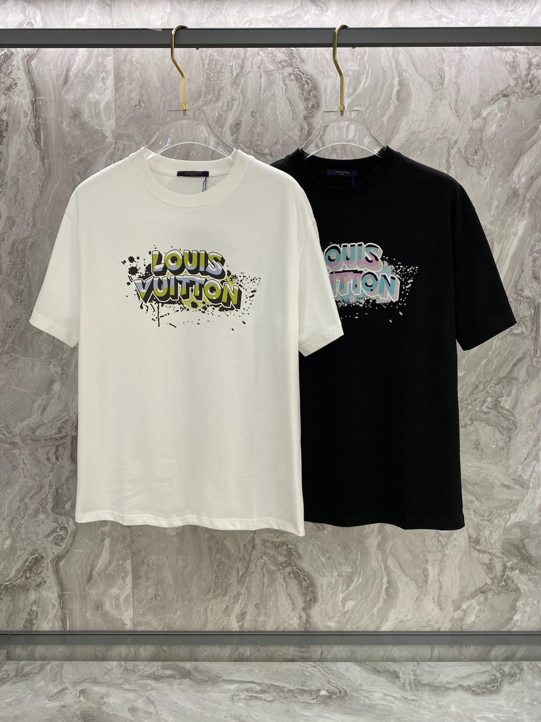 最高級ルイヴィトンスーパーコピー服 ルイヴィトンTシャツコピー ビーズエンブロイダードコットンTシャツ ホワイト 202405034 コットン 100% - 画像 (8)