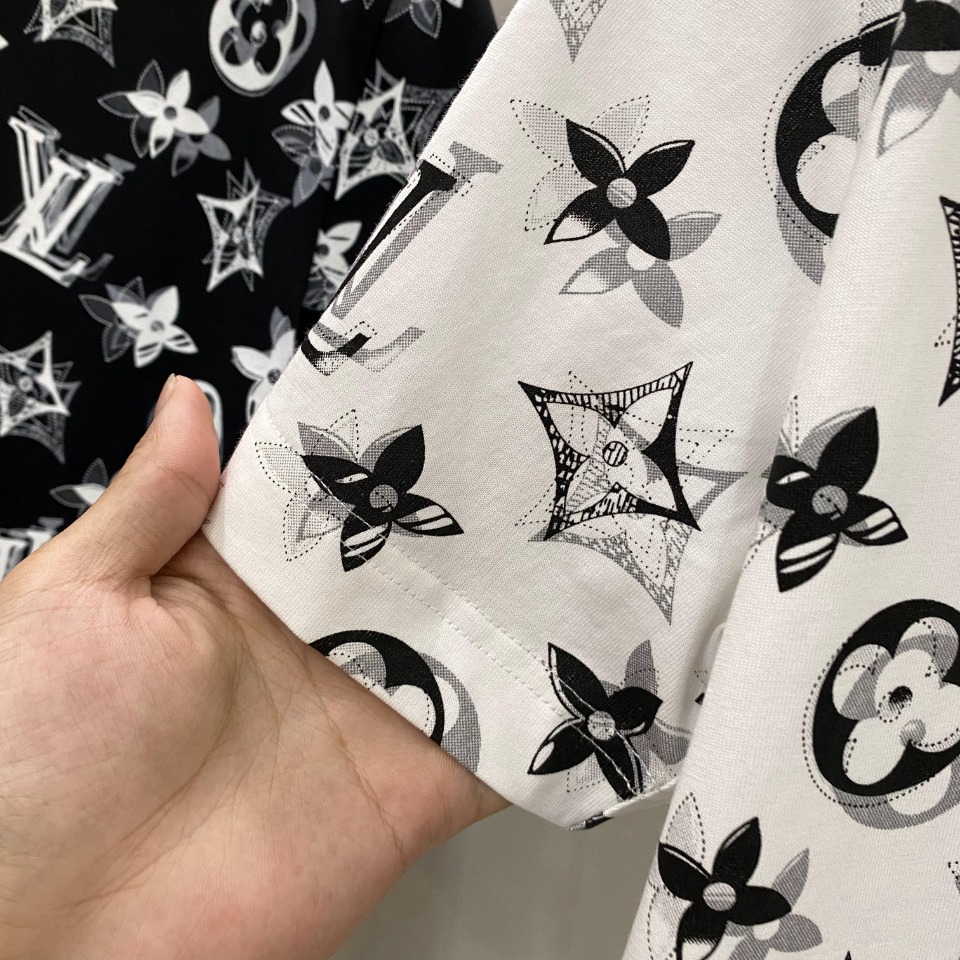 最高級ルイヴィトンスーパーコピー服 ルイヴィトンTシャツコピー フローラルモノグラムTシャツ ホワイト 202405044 コットン 100% - 画像 (3)