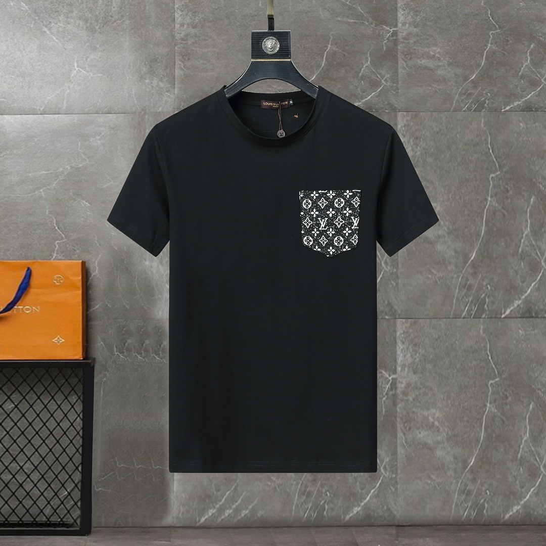 最高級ルイヴィトンスーパーコピー服 ルイヴィトンハーフパンツコピー セットアップ 2点セット ピケコットンTシャツ ハーフパンツ ブラック ホワイト 202405052 コットン 100% - 画像 (7)