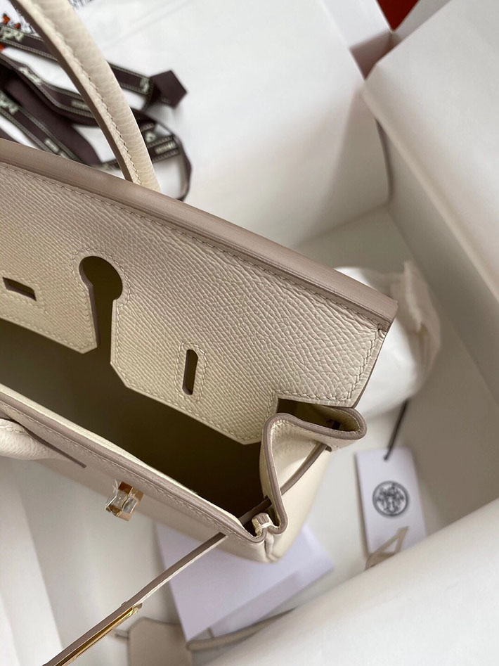 最高級HERMESスーパーコピー エルメスバーキン25コピー バーキン25 クレ ヴォーエプソン ゴールド金具 新品 2024W1061 - 画像 (3)
