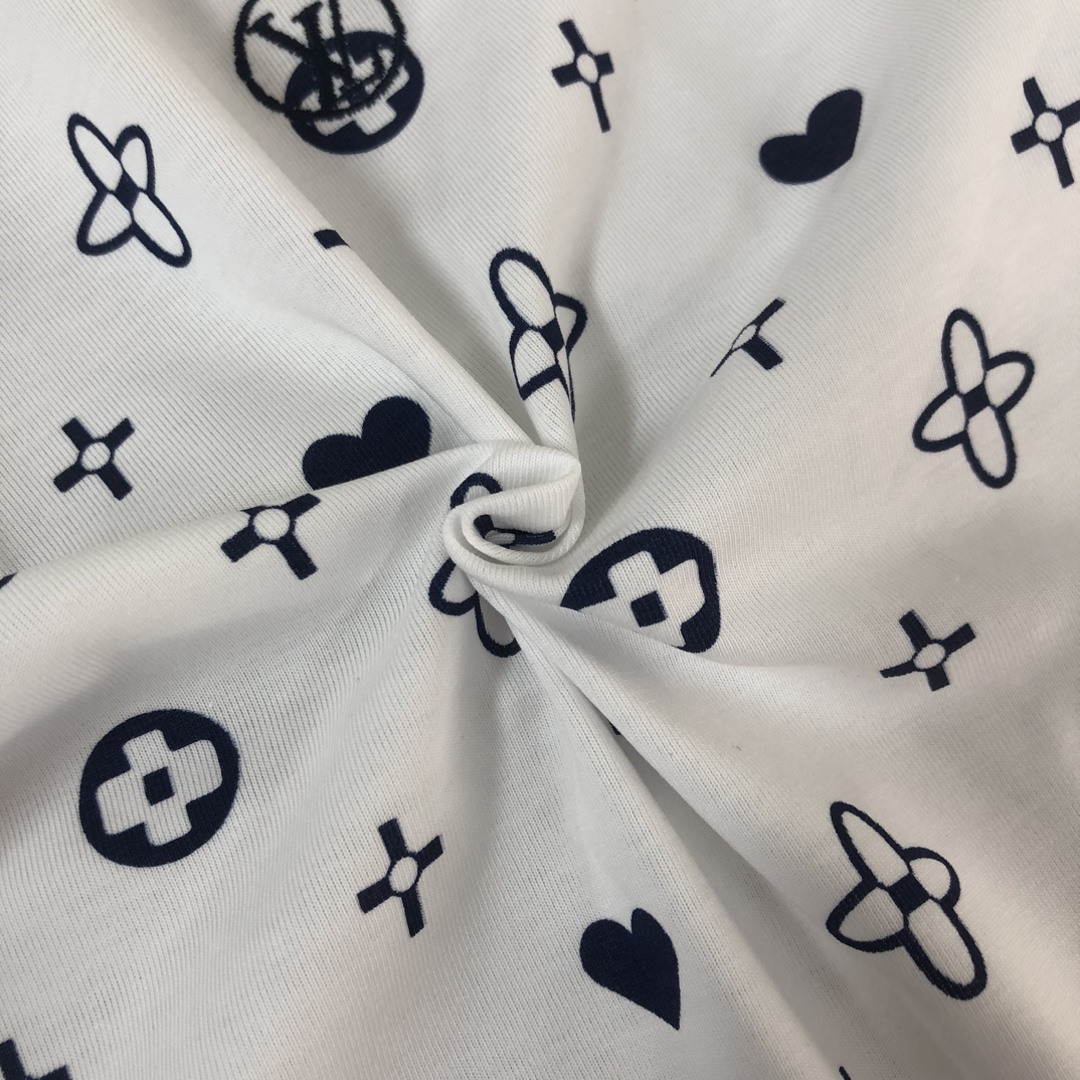 最高級ルイヴィトンスーパーコピー服 ルイヴィトンポロシャツコピー モノグラムポインテールショートスリーブコットンポロ ホワイト コットン100% 202405065 - 画像 (3)