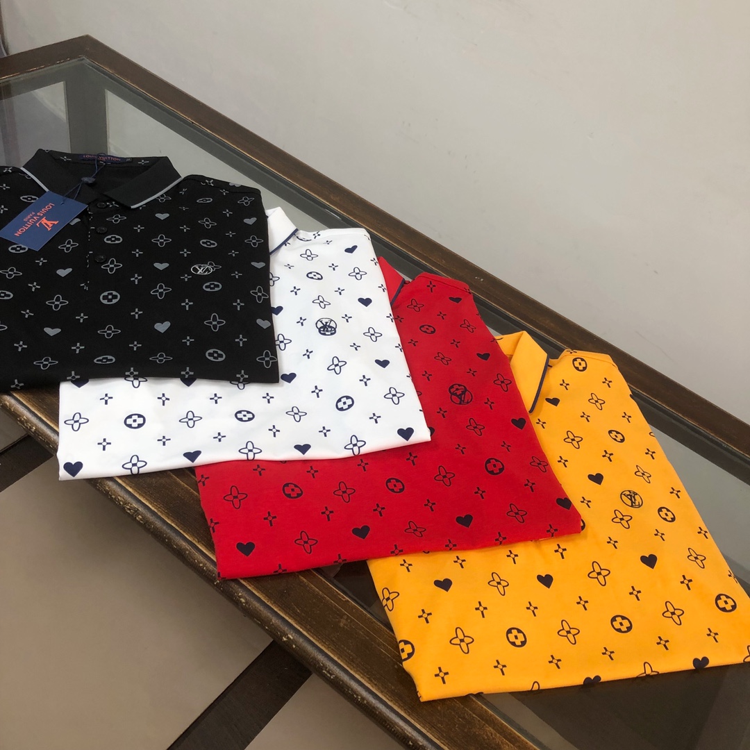 最高級ルイヴィトンスーパーコピー服 ルイヴィトンポロシャツコピー モノグラムポインテールショートスリーブコットンポロ ブラック コットン100% 202405066 - 画像 (9)