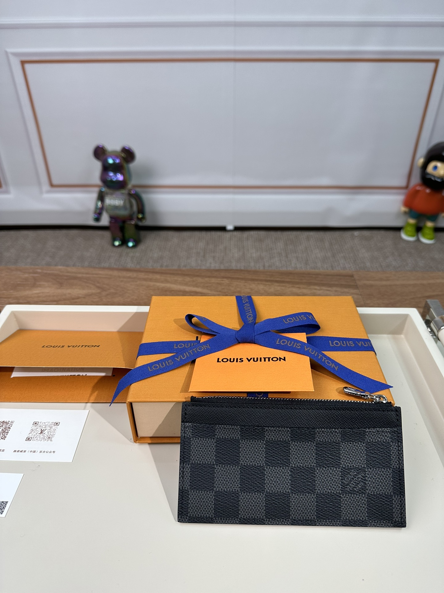 最高級ルイヴィトンスーパーコピー ルイヴィトンカードケースコピー コインカード・ホルダー ブラック N64038 ダミエ・グラフィット キャンバス - 画像 (2)