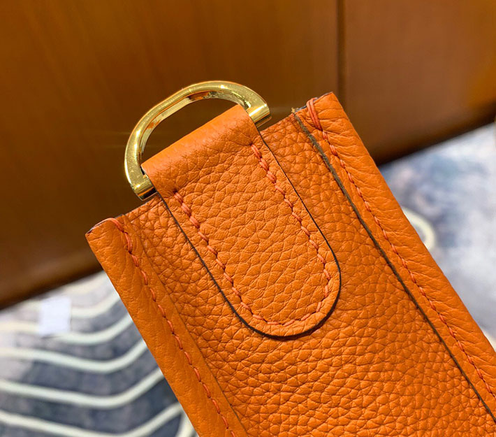 最高級HERMESスーパーコピー エルメスエヴリン29/PMコピー エヴリン3 29/PM オレンジ トリヨン ゴールド金具 新品 2024W1074 - 画像 (7)