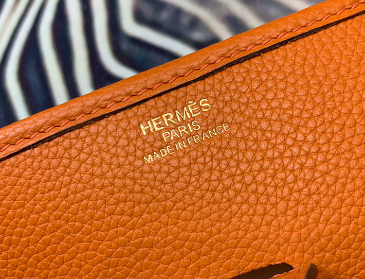 最高級HERMESスーパーコピー エルメスエヴリン29/PMコピー エヴリン3 29/PM オレンジ トリヨン ゴールド金具 新品 2024W1074 - 画像 (6)