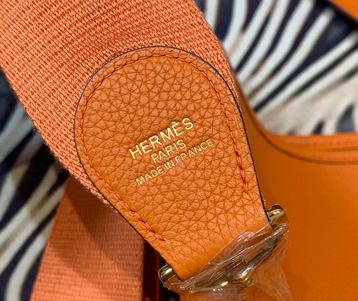 最高級HERMESスーパーコピー エルメスエヴリン29/PMコピー エヴリン3 29/PM オレンジ トリヨン ゴールド金具 新品 2024W1074 - 画像 (4)