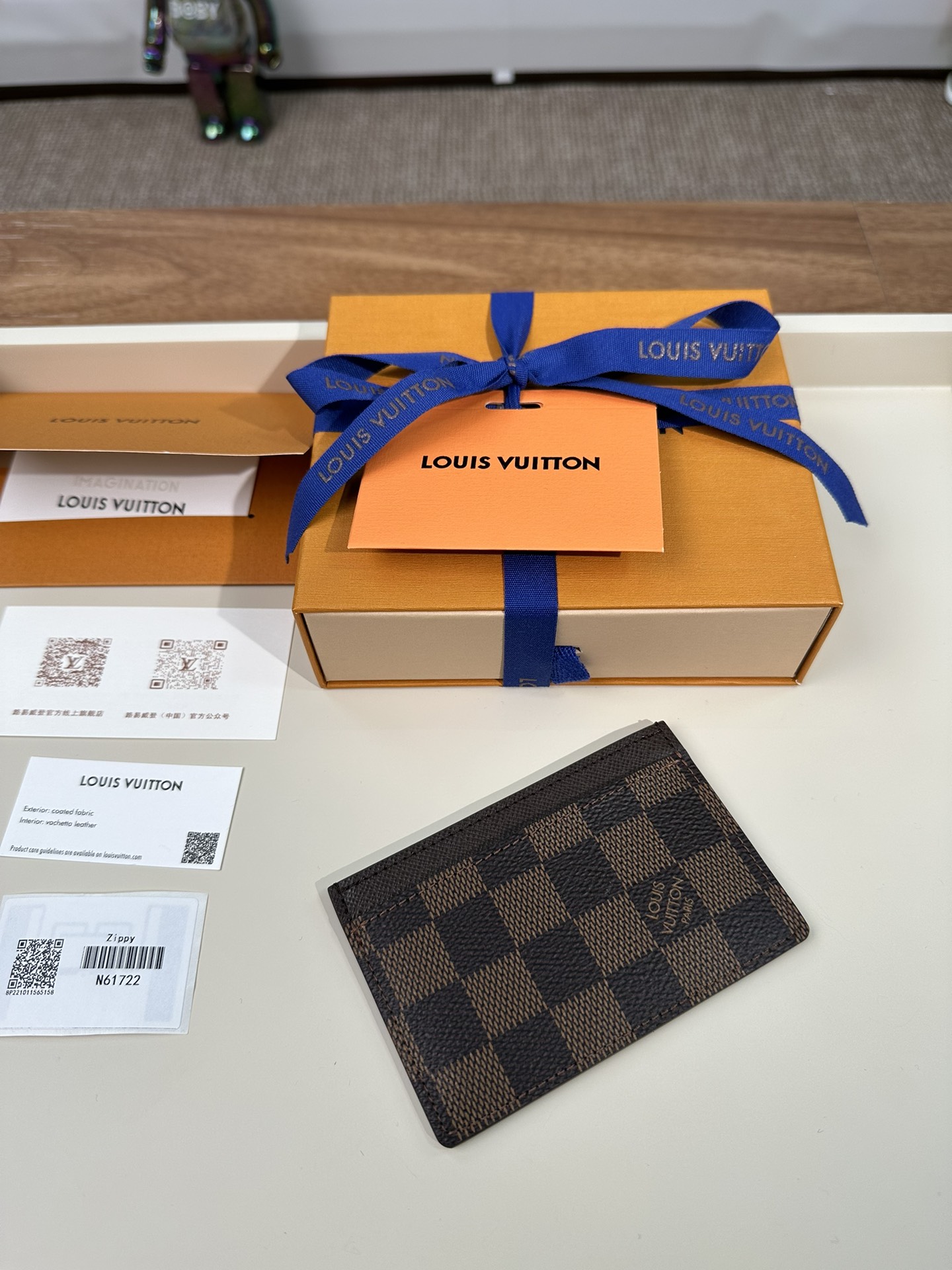 最高級ルイヴィトンスーパーコピー ルイヴィトンカードケースコピー カードケース ポルト カルト・サーンプル Armagnac N61722 ダミエ・キャンバス - 画像 (9)