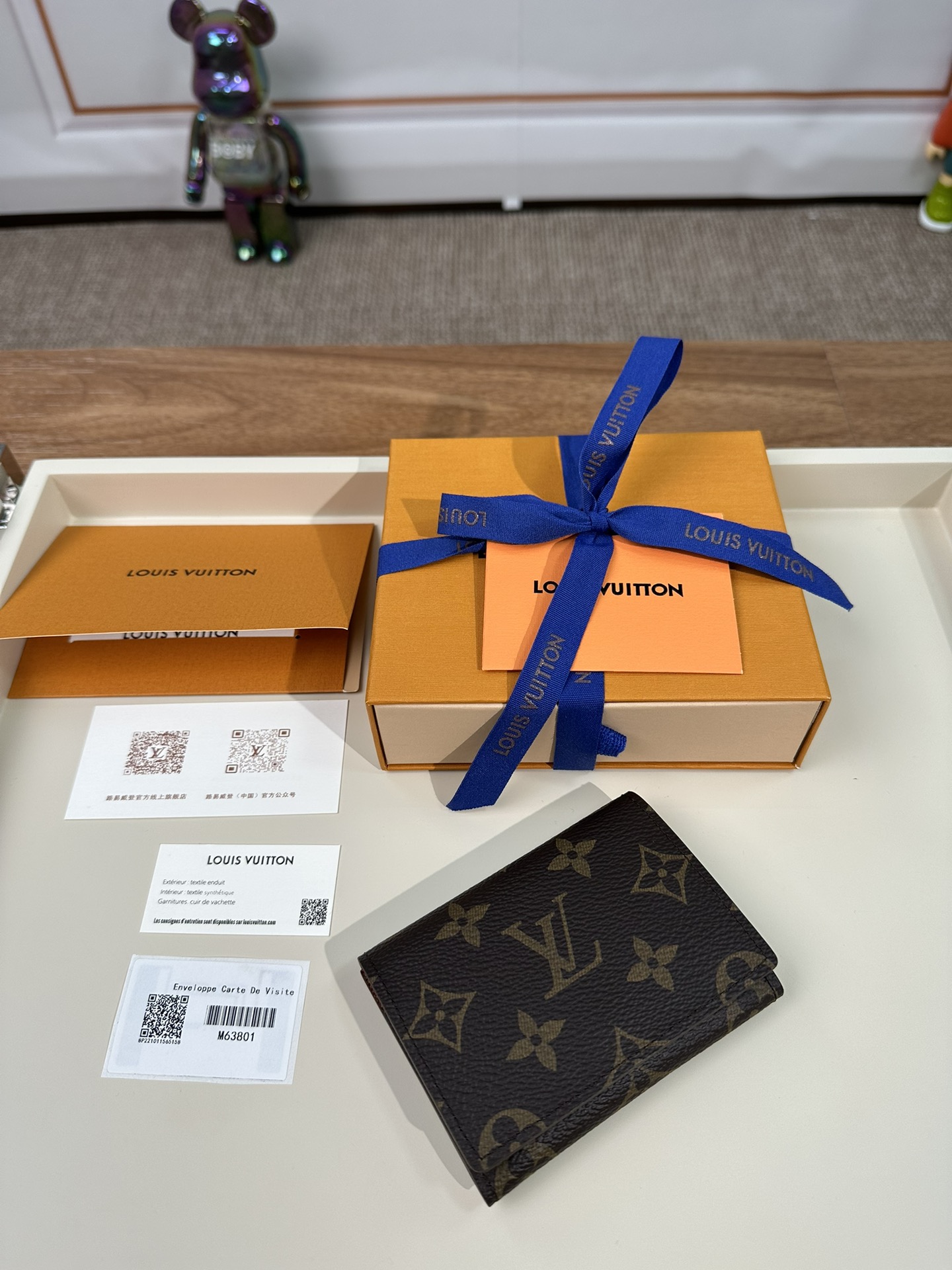 最高級ルイヴィトンスーパーコピー ルイヴィトンカードケースコピー カードケース アンヴェロップ・カルト ドゥ ヴィジット ダークブラウン M63801 モノグラム・キャンバス - 画像 (9)