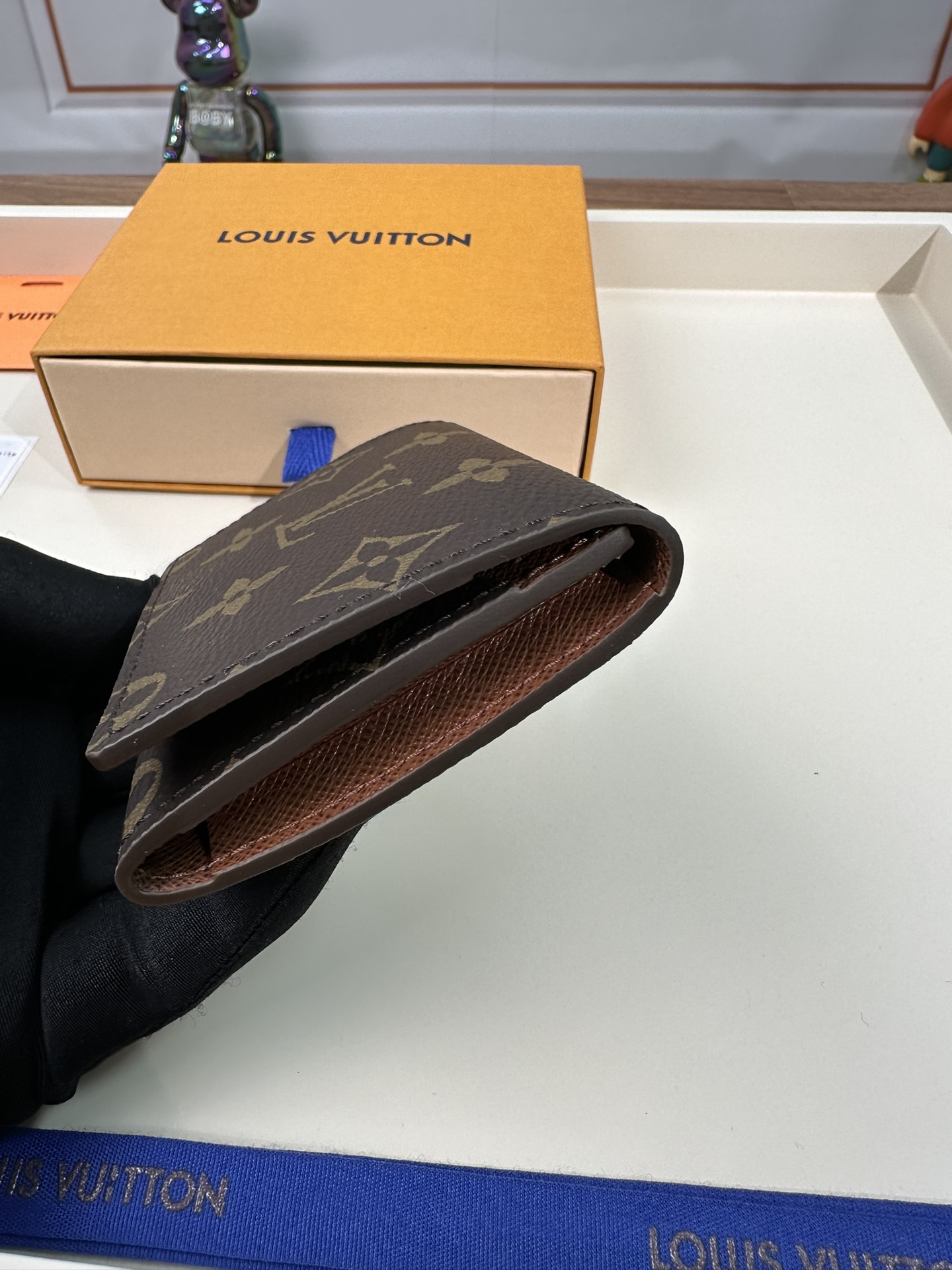 最高級ルイヴィトンスーパーコピー ルイヴィトンカードケースコピー カードケース アンヴェロップ・カルト ドゥ ヴィジット ダークブラウン M63801 モノグラム・キャンバス - 画像 (3)