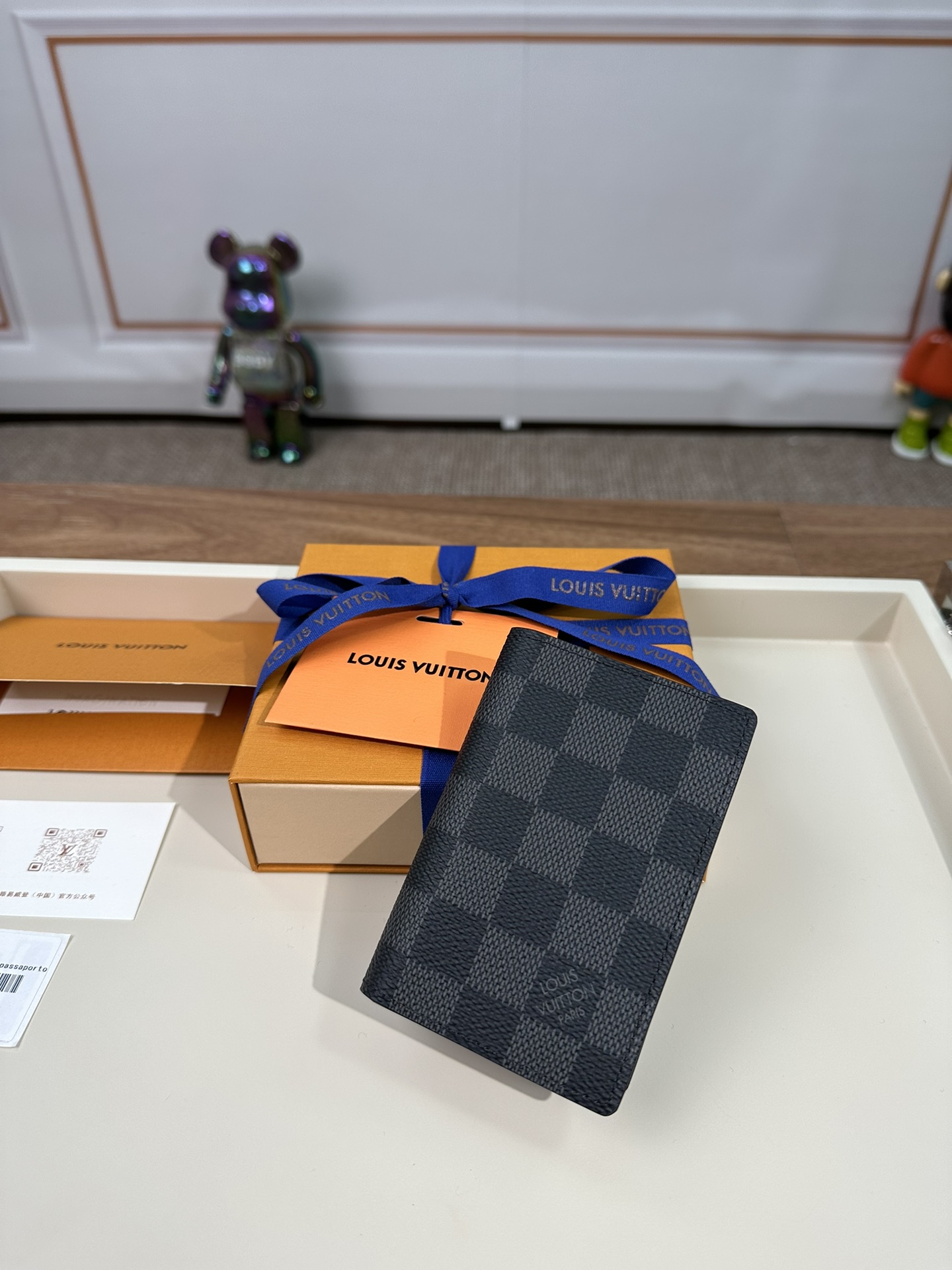 最高級ルイヴィトンスーパーコピー ルイヴィトンカードケースコピー カードケース オーガナイザー・ドゥ ポッシュ ブラック N63143 ダミエ・グラフィット キャンバス - 画像 (8)