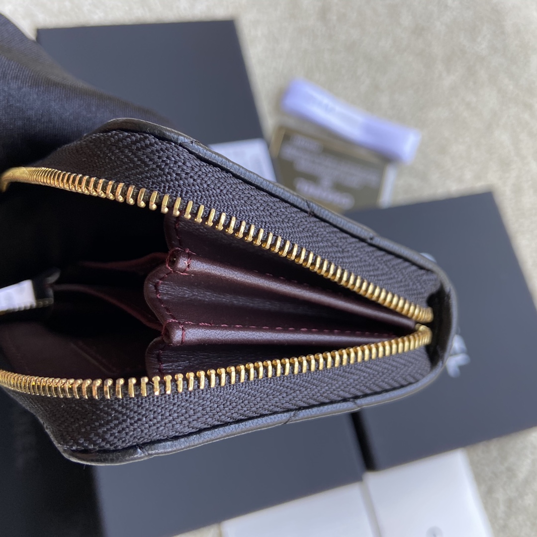 最高級シャネルスーパーコピー シャネル財布コピー 財布・コインケース ブラック A69271 ラムスキン ゴールド金具 - 画像 (3)