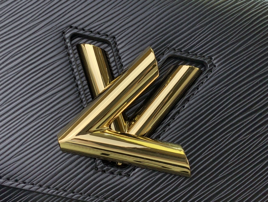 最高級ルイヴィトンスーパーコピー ルイヴィトン ショルダーバッグ コピー ツイスト MM ブラック M24765 エピ・レザー ゴールド金具 - 画像 (5)
