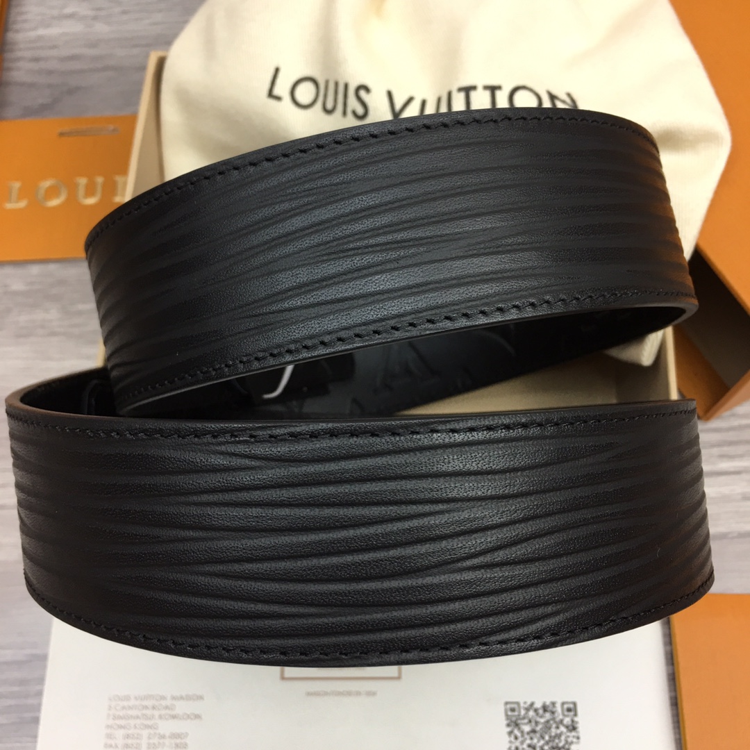 最高級ルイヴィトンスーパーコピー ルイヴィトンベルトコピー ベルト・LV イニシャル 40MM リバーシブル ブラック M8609U エピ ゴールド金具 - 画像 (8)