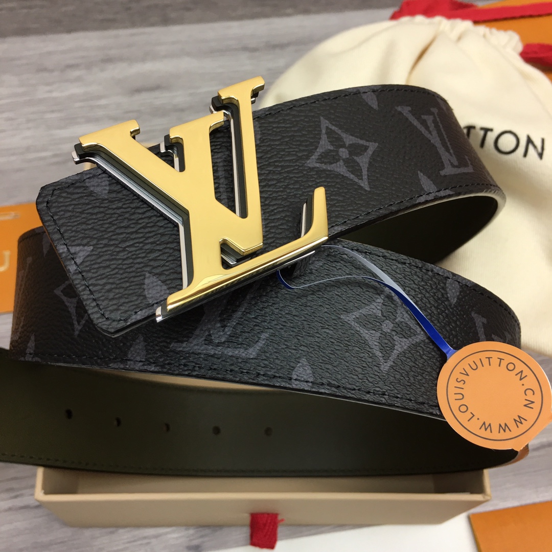 最高級ルイヴィトンスーパーコピー ルイヴィトンベルトコピー ベルト・LV オプティック 40MM リバーシブル M8505V ブラック キャンバス ゴールド金具 202404544 - 画像 (9)