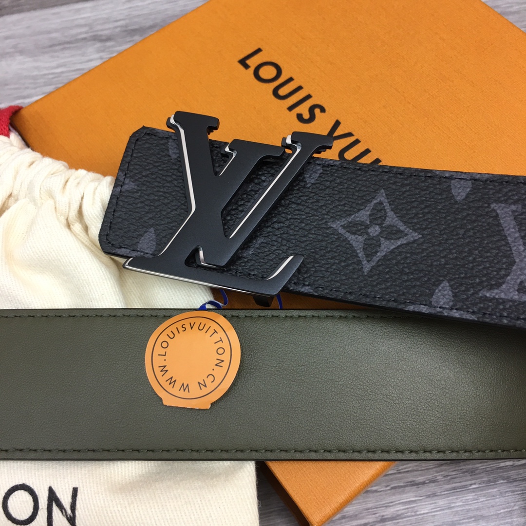 最高級ルイヴィトンスーパーコピー ルイヴィトンベルトコピー ベルト・LV オプティック 40MM リバーシブル M8505V ブラック キャンバス ブラック金具 202404545 - 画像 (3)