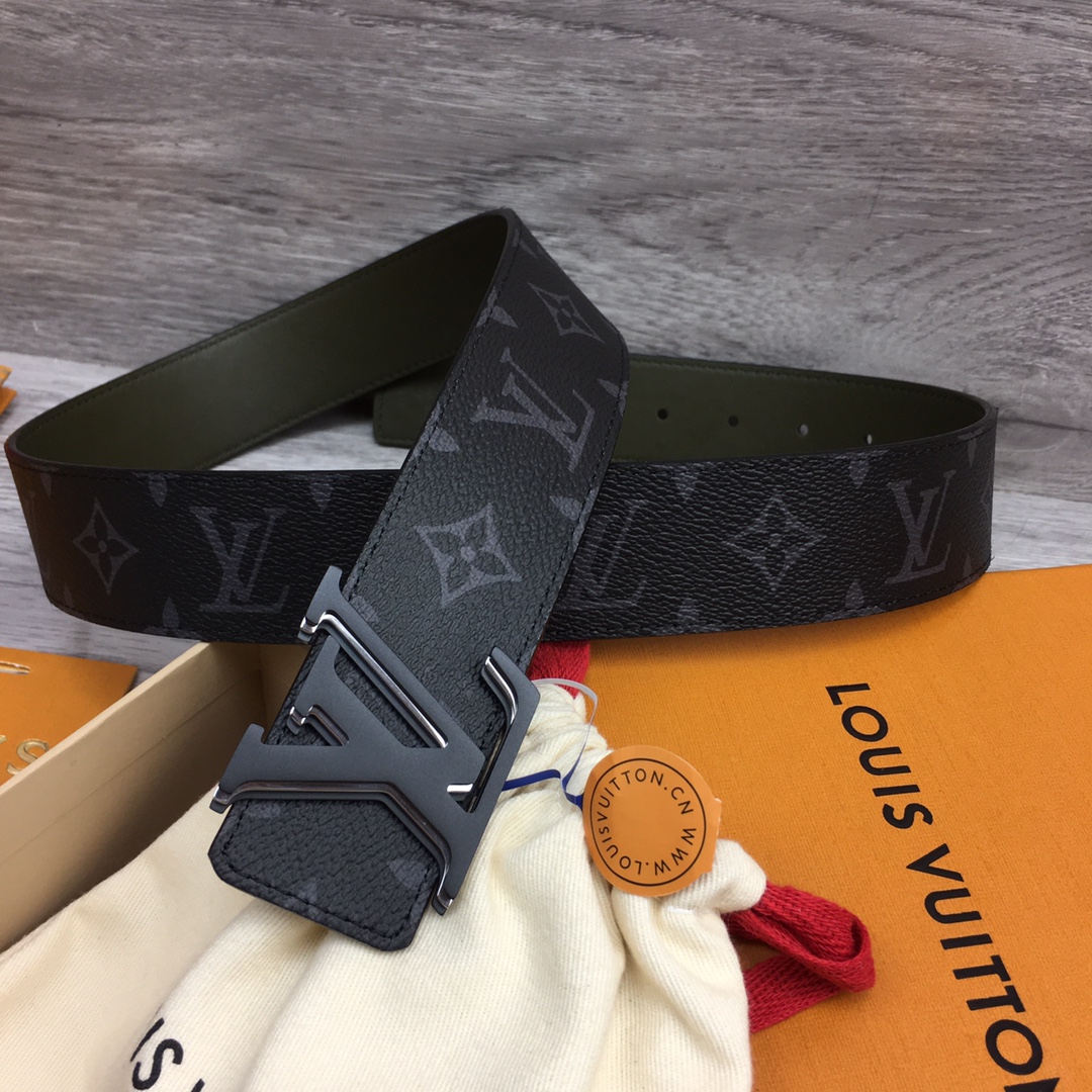 最高級ルイヴィトンスーパーコピー ルイヴィトンベルトコピー ベルト・LV オプティック 40MM リバーシブル M8505V ブラック キャンバス ブラック金具 202404545 - 画像 (2)