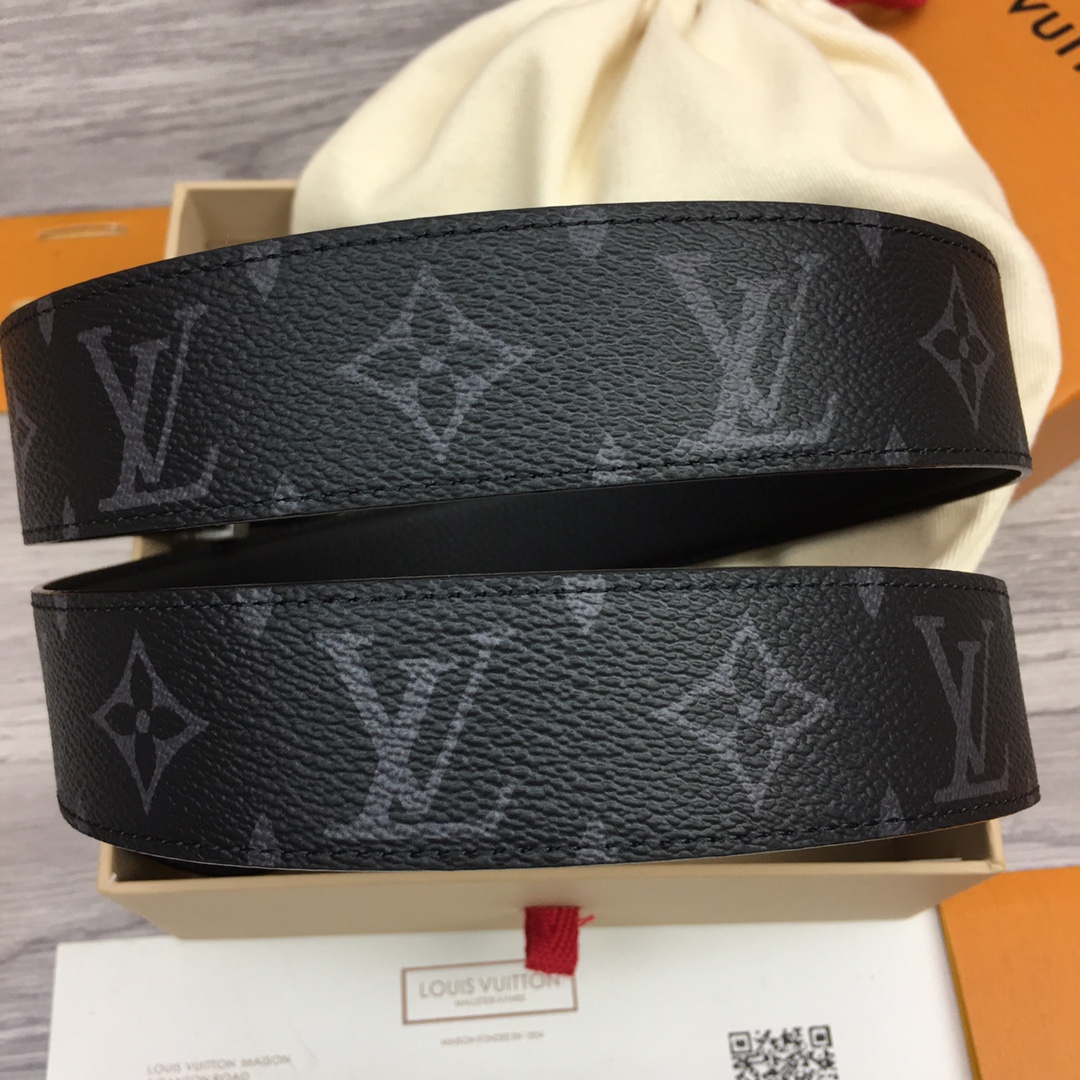 最高級ルイヴィトンスーパーコピー ルイヴィトンベルトコピー ベルト・LV イニシャル 35MM リバーシブル M8362Q ブラック キャンバス シルバー金具 202404550 - 画像 (8)