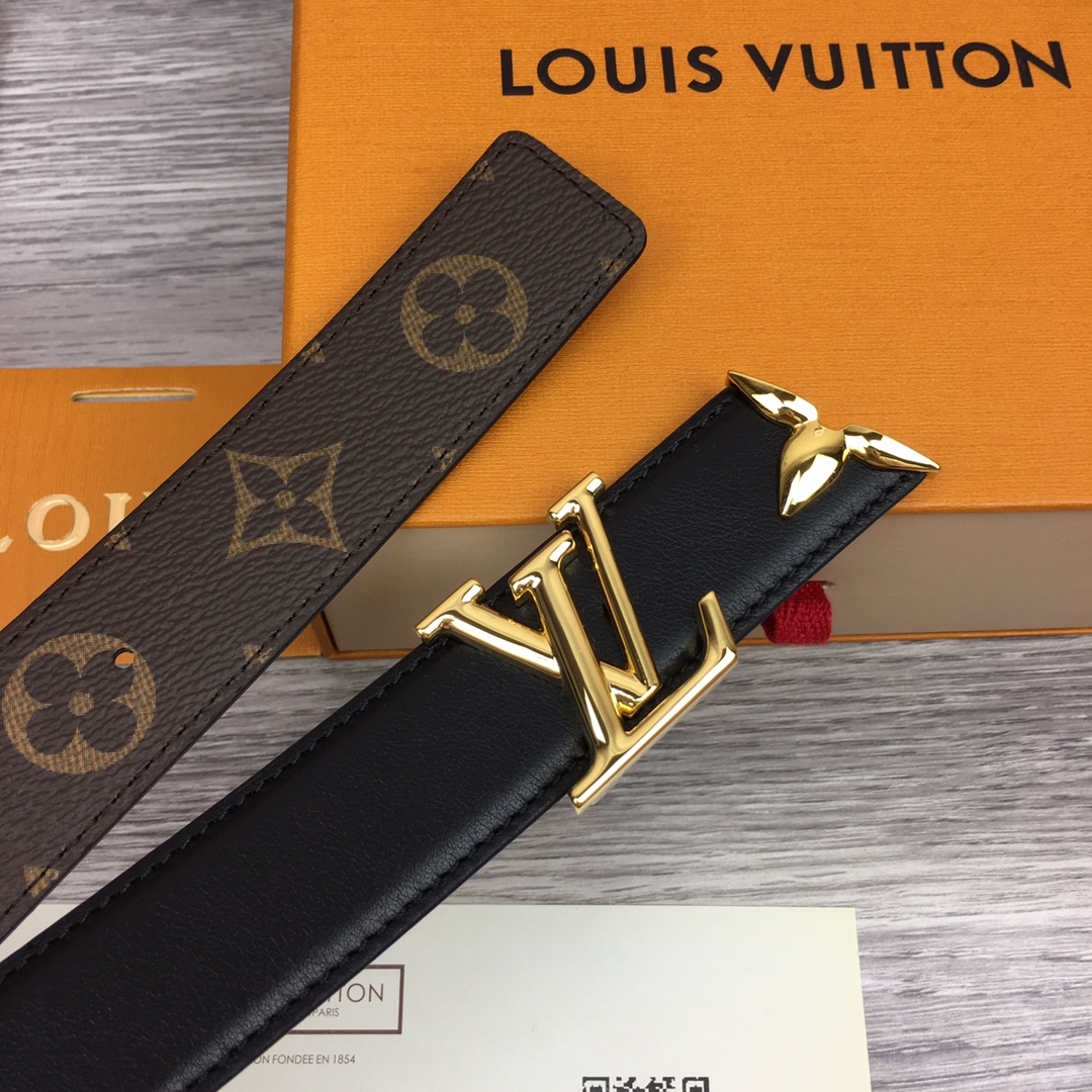最高級ルイヴィトンスーパーコピー ルイヴィトンベルトコピー ベルト・プリティー LV 30MM リバーシブル M0699W モノグラム / ブラック モノグラム・キャンバス ゴールド金具 202404551 - 画像 (7)