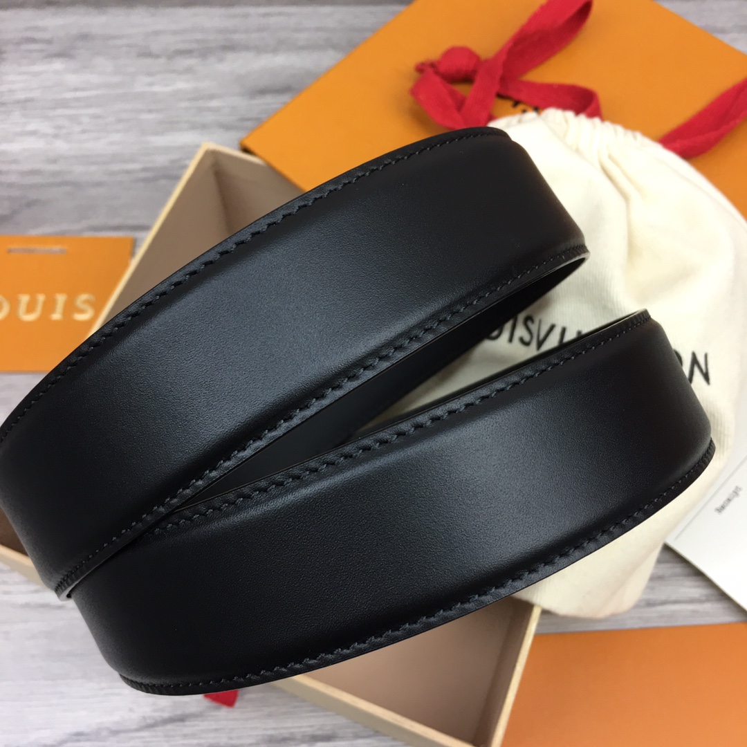 最高級ルイヴィトンスーパーコピー ルイヴィトンベルトコピー ベルト・LV スカイライン 35MM M0687Q ブラック ナッパレザー ブラック金具 202404568 - 画像 (8)
