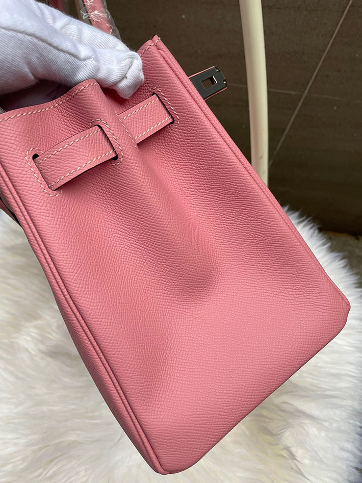 最高級HERMESスーパーコピー エルメスバーキン30コピー バーキン 30cm エプソン ローズコンフェッティ シルバー金具 新品 2024W1110 - 画像 (5)