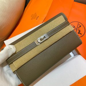 ケリーウォレットロング エトゥープ