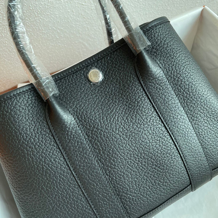 最高級HERMESスーパーコピー エルメスガーデンパーティーコピー ガーデンパーティー 30 TPM 黒 ネゴンダ シルバー金具【新品】2024W1123 - 画像 (9)