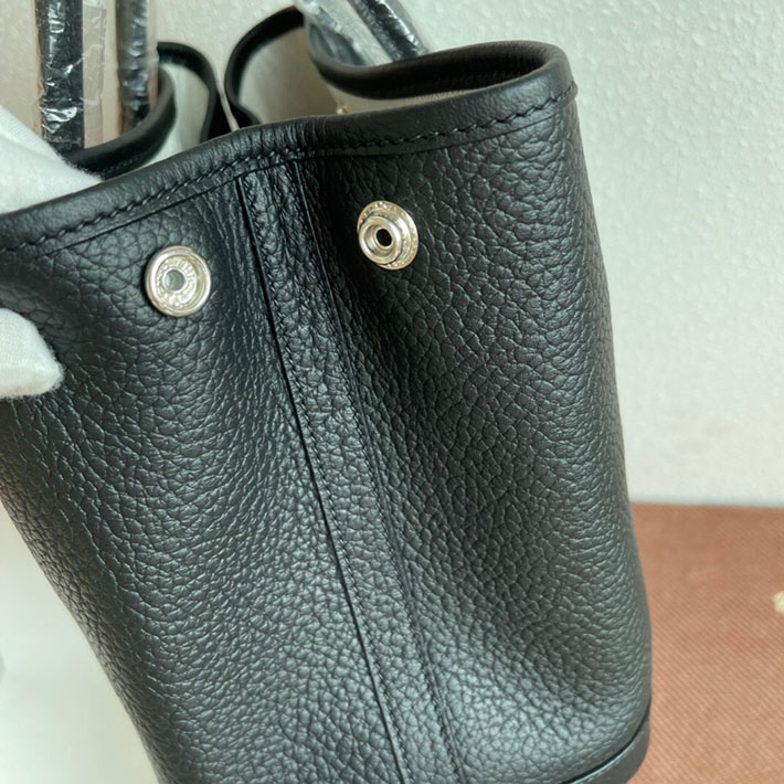 最高級HERMESスーパーコピー エルメスガーデンパーティーコピー ガーデンパーティー 30 TPM 黒 ネゴンダ シルバー金具【新品】2024W1123 - 画像 (8)