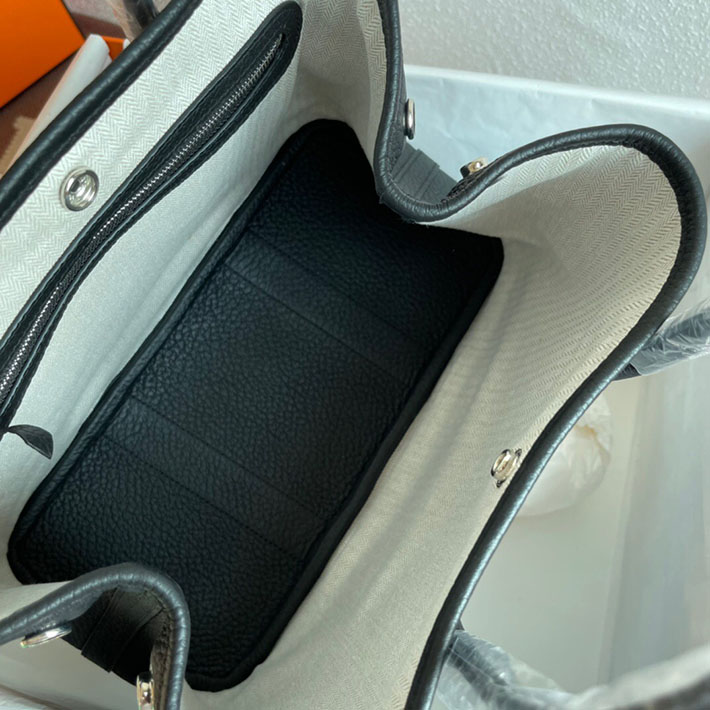 最高級HERMESスーパーコピー エルメスガーデンパーティーコピー ガーデンパーティー 30 TPM 黒 ネゴンダ シルバー金具【新品】2024W1123 - 画像 (2)