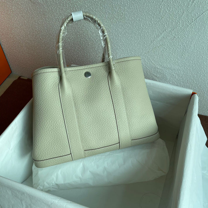 最高級HERMESスーパーコピー エルメスガーデンパーティーコピー ガーデンパーティー 30 TPM クレ ネゴンダ シルバー金具【新品】 2024W1125 - 画像 (8)