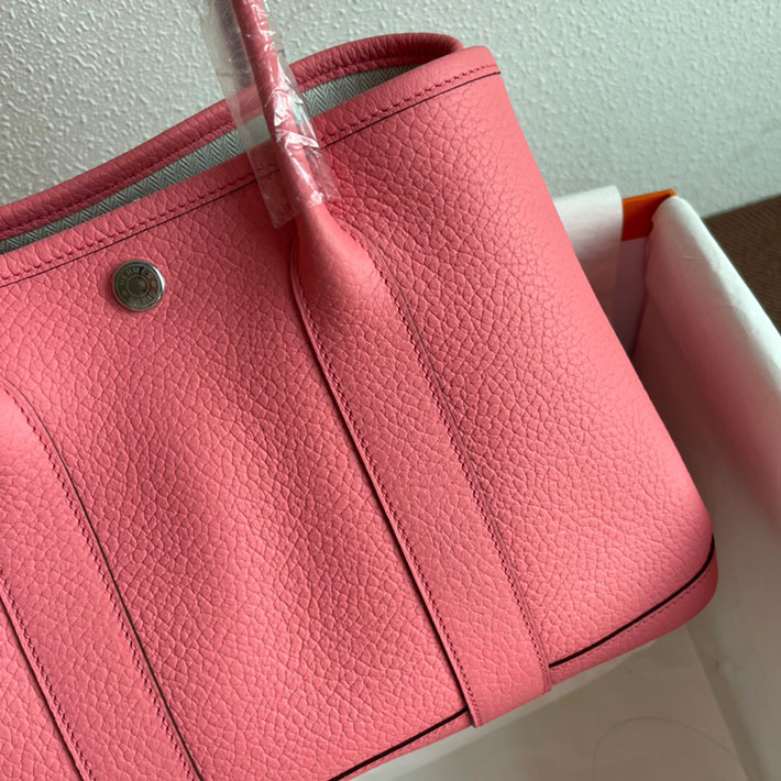 最高級HERMESスーパーコピー エルメスガーデンパーティーコピー ガーデンパーティー 30 TPM ローズアザレ ネゴンダ シルバー金具【新品】 2024W1128 - 画像 (7)