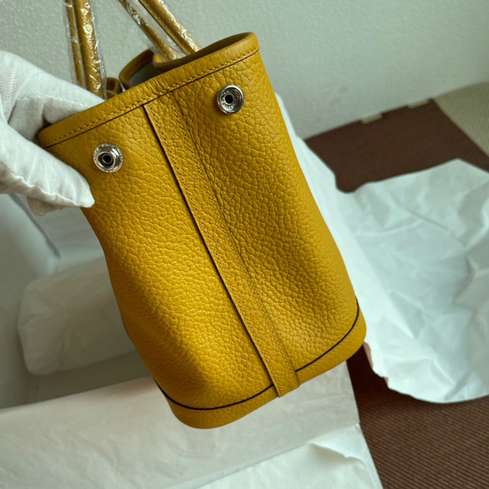 最高級HERMESスーパーコピー エルメスガーデンパーティーコピー ガーデンパーティー 30 TPM ジョーヌアンブル ネゴンダ シルバー金具【新品】2024W1131 - 画像 (6)