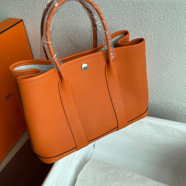 最高級HERMESスーパーコピー エルメスガーデンパーティーコピー ガーデンパーティー 30 TPM フー ネゴンダ シルバー金具【新品】2024W1136 - 画像 (8)