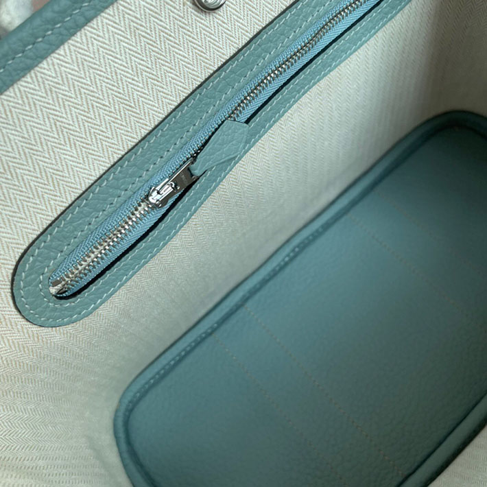 最高級HERMESスーパーコピー エルメスガーデンパーティーコピー ガーデンパーティー 30 TPM シエル ネゴンダ シルバー金具【新品】2024W1138 - 画像 (4)