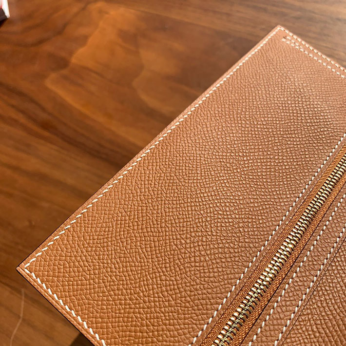 最高級HERMESスーパーコピー財布 エルメスベアンコピー ベアンスフレ ゴールド ヴォーエプソン ゴールド金具 新品 2024W1242 - 画像 (5)