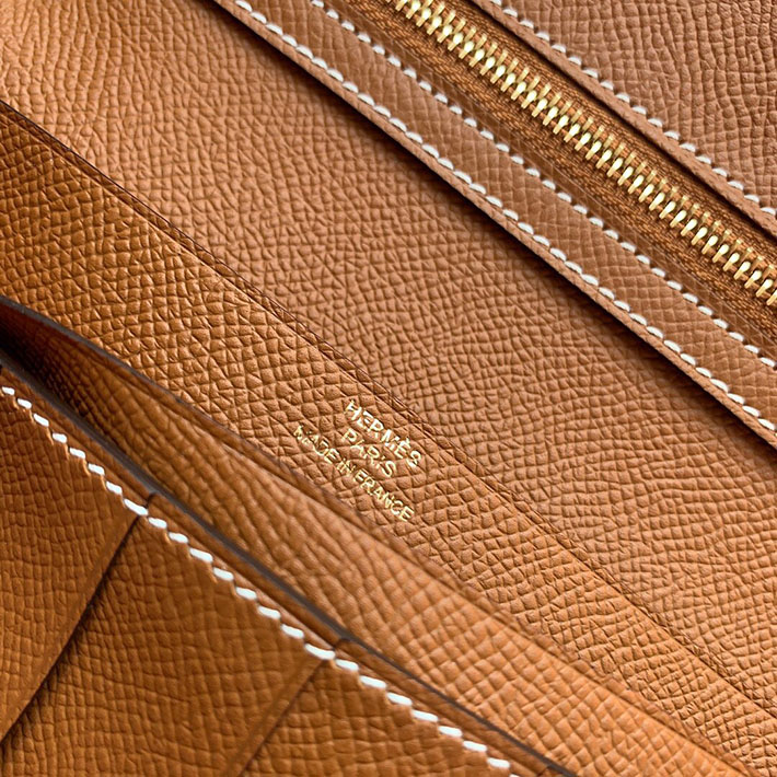 最高級HERMESスーパーコピー財布 エルメスベアンコピー ベアンスフレ ゴールド ヴォーエプソン ゴールド金具 新品 2024W1242 - 画像 (3)