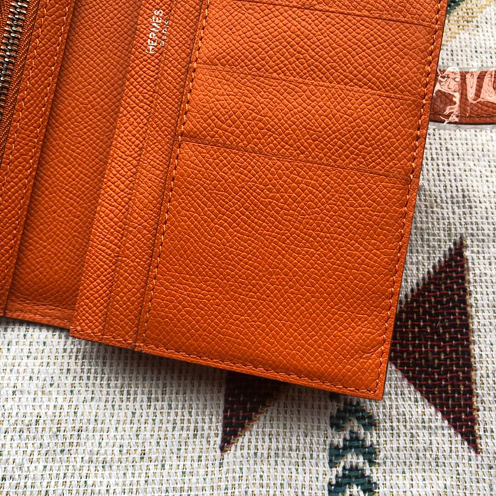 最高級HERMESスーパーコピー財布 エルメスベアンコピー ベアンスフレ フー ヴォーエプソン シルバー金具 新品 2024W1248 - 画像 (3)