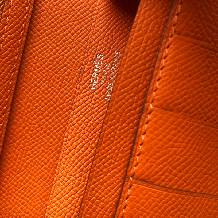 最高級HERMESスーパーコピー財布 エルメスベアンコピー ベアンスフレ フー ヴォーエプソン シルバー金具 新品 2024W1248 - 画像 (2)