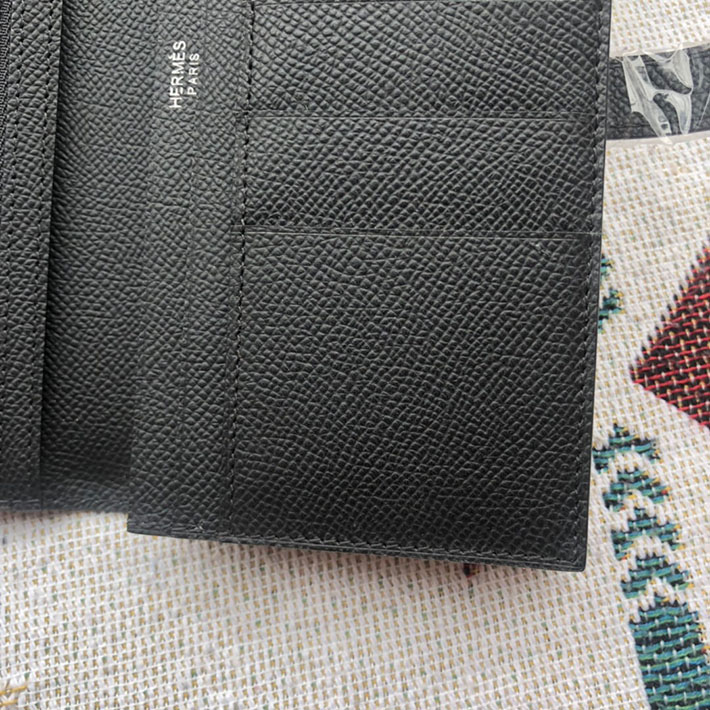 最高級HERMESスーパーコピー財布 エルメスベアンコピー ベアンスフレ ブラック ヴォーエプソン シルバー金具 新品 2024W1249 - 画像 (3)