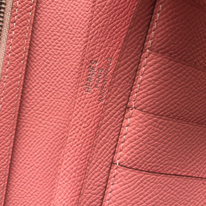 最高級HERMESスーパーコピー財布 エルメスベアンコピー ベアンスフレ ローズコンフェッティ ヴォーエプソン シルバー金具 新品 2024W1250 - 画像 (2)