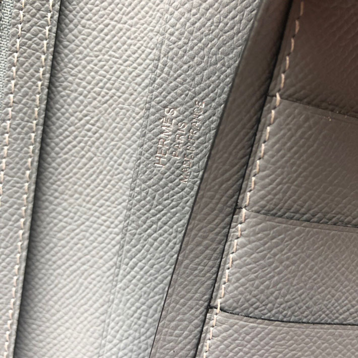 最高級HERMESスーパーコピー財布 エルメスベアンコピー ベアンスフレ グリムエット ヴォーエプソン シルバー金具 新品 2024W1252 - 画像 (2)