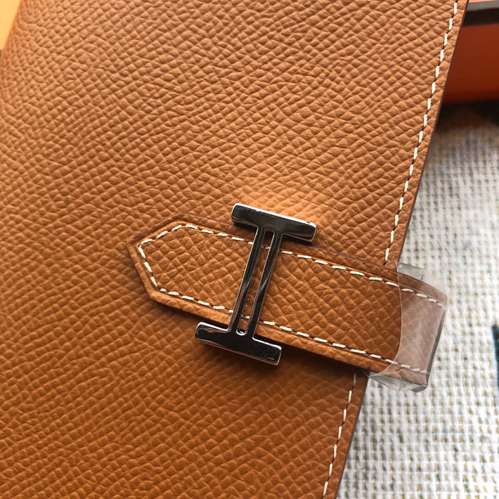最高級HERMESスーパーコピー財布 エルメスベアンコピー ベアンスフレ ゴールド ヴォーエプソン シルバー金具 新品 2024W1253 - 画像 (8)