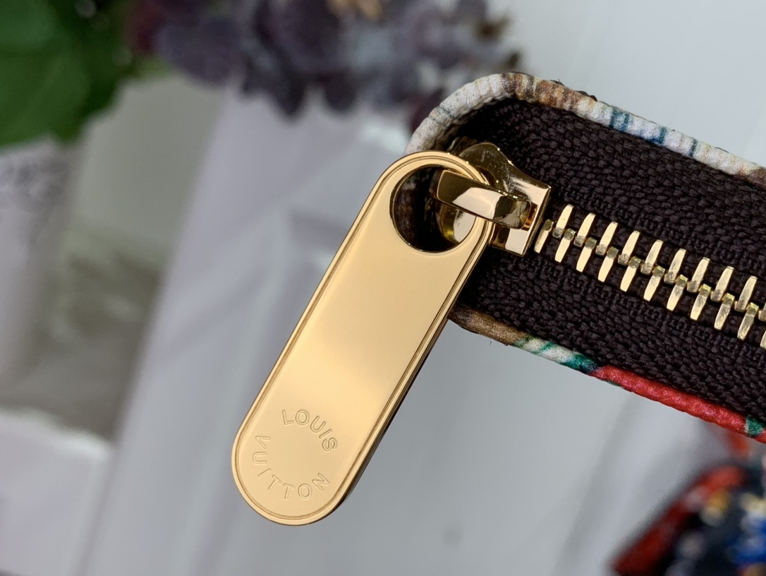 最高級ルイヴィトンスーパーコピー ルイヴィトン長財布コピー ジッピー・ウォレット ダークブラウン M60017 モノグラム・キャンバス ゴールド金具 - 画像 (5)