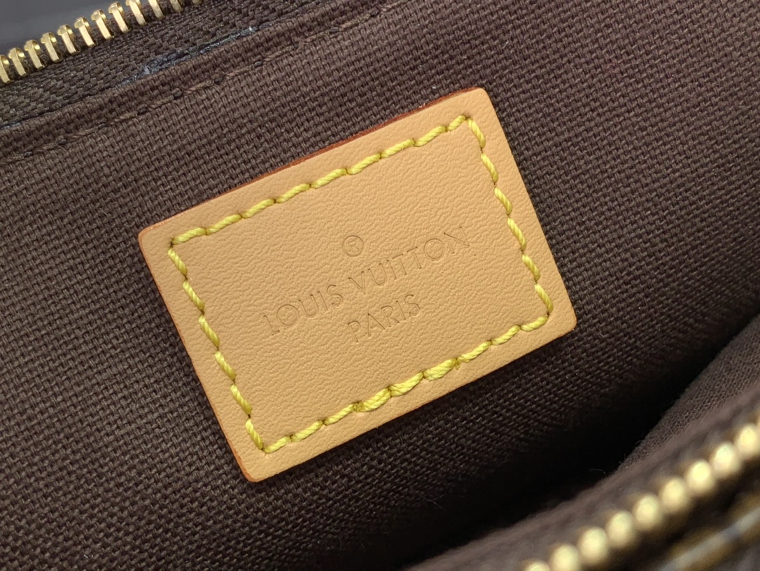 最高級ルイヴィトンスーパーコピー ルイヴィトン モノグラムバッグ コピー Liv pochette ダークブラウン M83008 モノグラム・キャンバス ゴールド金具 - 画像 (2)