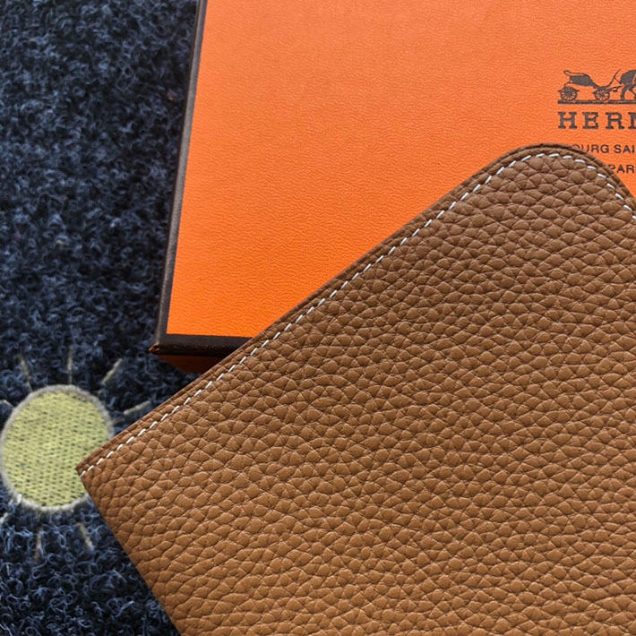 最高級HERMESスーパーコピー財布 エルメスドゴンコピー ドゴンGM ゴールド トゴ シルバー金具【新品】2024W1301 - 画像 (7)